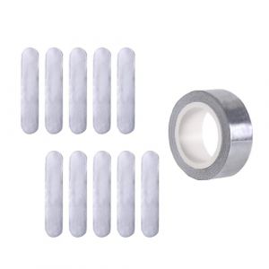 lasuroa 10pcs Ruban de Plomb Adhésif Golf, Dont 1 Rouleau Plomb 30 g, Accessoires d'Entraînement Prédécoupés pour Le Réglage du Poids la Raquette Adaptés aux Clubs de Golf et au Badminton (YESIONG, neuf)