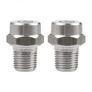 Lot de 2 buses de nettoyeur haute pression, filetage extérieur ZG1/4" en acier inoxydable, 25 degrés, 040 (1,2 mm) (Pop Tools, neuf)