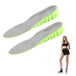 EUYKQNOI semelles chaussures confort femme Semelles Chaussures Augmenter Talon Ascenseur la Semelle Int&eacute;rieure Confort &Eacute;lastique Invisibles Homme Femme Amortissante 2,5 cm,convient aux pointures 37/38 (QSDMY, neuf)