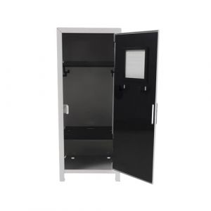 Beaupretty Bo&icirc;te de Rangement pour Cosm&eacute;tiques en M&eacute;tal &Eacute;maill&eacute; Blanc Brillant, Organisateur de Maquillage de Bureau Multifonction avec Compartiments, Rangement Pratique pour Soins Peau (kiLIHK, neuf)