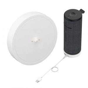 Station de Chargement Power Up pour UE Boom 3/Megaboom 3/Blast/Megablast, Station de Chargement de Remplacement avec Port USB Supplémentaire et Câble USB (White) (Aisewded, neuf)