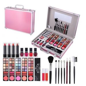 Maquillage Pour Filles - Coffret Cosmétique Débutant Beauté - Kit Cosmetique Longue Tenue Femmes Adolescentes Débutantes (Kbsin212, neuf)