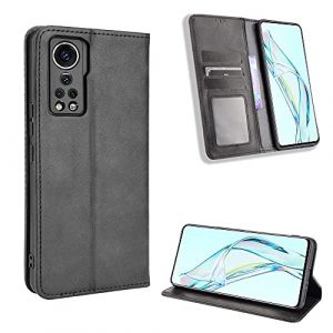 BellaCase ZTE Axon 30 5G Coque [Étui Portefeuille] [Fonction Support] [Slots pour Cartes] [Couverture à Rabat Magnétique] Compatible avec Le Smartphone ZTE Axon 30 5G(Noir) (Bella Custodia, neuf)