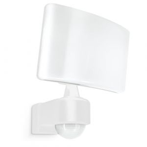 SSC-LUXon NORSU applique murale ext&eacute;rieure LED Up & Down t&ecirc;te orientable blanc | d&eacute;tecteur de mouvement & capteur cr&eacute;pusculaire | IP65 4000K 40W (SSC-LUXon, neuf)