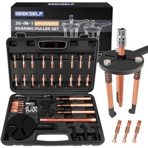 SEEKSELF Kit Extracteur de Roulement Interieur 36 en 1, Séparateur de Roulements Internes et Externes, Engrenage Outil de Démontage et d'Extraction (SEEKSELF, neuf)