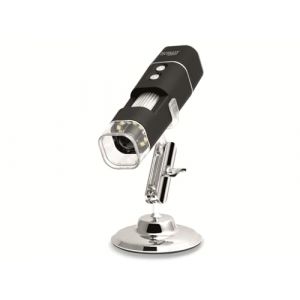 Technaxx Allemagne WiFi Microscope Num&eacute;rique sans Fil De Poche Portable USB 8 LED 1080P FullHD 50x &agrave; 1000x Grossissement Endoscope Bras R&eacute;glable PC Android iOS Compatible TX-158 (SMARTECH-SOLUTIONS, neuf)