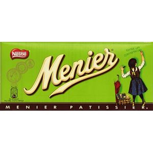 Nestl&eacute; Menier Tablette de Chocolat 200 g - Lot de 10 (La Famille &agrave; Table! - LF&agrave;T!, neuf)