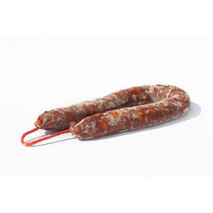 Chorizo piquant de Zamora (Espagne). Chorizo ​​Sarta épicé de 500 grs. Snack salé idéal à partager en famille/amis. Saucisses maison. Produit artisanal. Saucisse 100% naturelle. Chorizo Espagnol. (TAMANAKO, neuf)