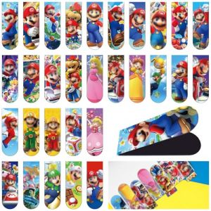 Marque Page, 30 Pi&egrave;ces Super Marque Page mar Magnetique Dessin Anim&eacute; Mignon Marque Page Livre Signets Magn&eacute;tiques pour Les &eacute;tudiants Fournitures de Bureau Scolaire (Niyash_Diret, neuf)