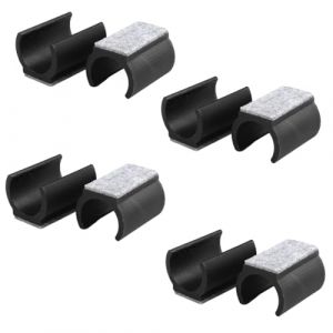 WUSJCOF 8 Pièces Patins de Chaise en Feutre pour Chaises Cantilever, Protège Sols en Bois et Carrelage, Réduit le Bruit (Diamètre 25 mm) (NAROU DUTEN, neuf)