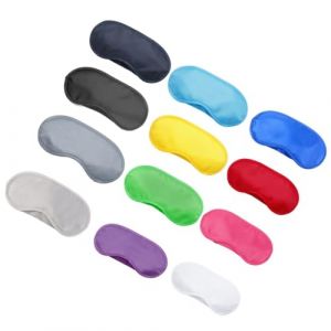 FRCOLOR 15 Pièces cache-oeil patch yeux bandeau yeux blinders eye mask sleep mask cache yeux Cache-yeux cache oeil masque yeux ombre à paupières sommeil masque pour les yeux coloré (Laners, neuf)