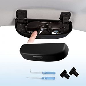 Coleya &Eacute;tui &agrave; Lunettes de Voiture Compatible avec Toyota C-HR 2016-2023, Porte Lunettes de Voiture, Support de Lunettes de Soleil, Toyota CHR Accessoire Bo&icirc;te &agrave; Lunettes (Noir) (Coleya, neuf)