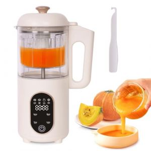 Hoapin Cuiseur Mixeur Bébé, Robot de Cuisine Multifonctions pour Bébé, Cuiseur Vapeur Bebe, Mixeur-Cuiseur, Cuisson Vapeur, Sterilisateur, Robot Cuiseur (Hoapin-EU, neuf)