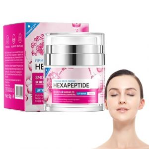 Crème Raffermissante Pour Le Cou à L'hexapeptide - Soin Anti-âge Intense, Hydratation Profonde, Lissage Des Rides Et Fermeté De La Peau - 50g Pour Un Cou Jeune Et éclatant (XCR-EU, neuf)