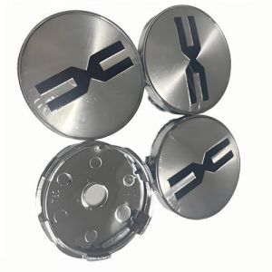 XVBFSC 4 Pi&egrave;ces Cache Moyeux pour Dacia Duster 2010-2021 2022 2023 2024 2025, Capuchon Enjoliveur Centre Roue Centre de Jante Capuchons Badge Logo Accessoires,D-56mm (陈真艺, neuf)