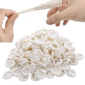 LAKPYN 300 Pi&egrave;ces Gants en Latex, Doigtier Latex Jetables en Protege Doigt, Caoutchouc Antistatique Prot&eacute;ger (KhmelRenniger O&Uuml;, neuf)