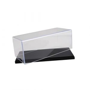 Boîte de Protection en pour Voitures Miniatures 1:43, Vitrine en Acrylique pour Voitures Miniatures, Présentoir Transparent Boîte, pour Modèles Blocs de Briques de Collectionneurs, Noir 15x7.6x6.3cm (LYangHH, neuf)