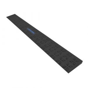 LIEKUMM Rampe de seuil de porte en caoutchouc - Hauteur : 1,5 cm - 89 cm - Largeur : 89 cm - Capacité : 680 kg - Rampe de seuil de porte - Pour fauteuils roulants, scooters, fauteuils roulants (Liekumm, neuf)