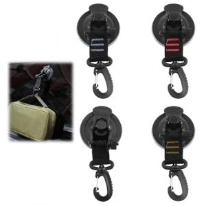 4 Ventouse Crochet Extra Puissante rotatifs &agrave; 360&deg; , Lot de 4 Crochets Ventouse Puissante Ventouses avec Crochets p, ventouse extra puissants et Crochet &agrave; ventouse robuste pour Fen&ecirc;tres, Marquises et (XiaoXiangJueXin, neuf)