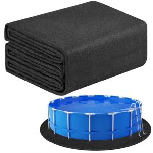 Rev&ecirc;tement de Piscine Rond &eacute;pais pour piscines Hors Sol, Tapis de Sol pour Piscine Hors Sol, Rembourrage sous Le Sol de la Piscine, Tapis pour &eacute;quipement de Piscine (4 M) (wind whistle, neuf)