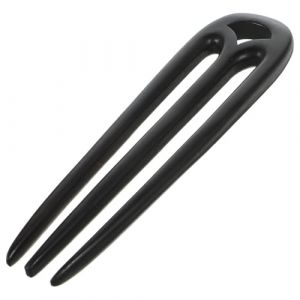 Hemobllo B&acirc;tonnet &agrave; Cheveux en Bois Style Chinois Trois Dents Fourchette &agrave; Chignon pour Mariage et Soir&eacute;e &Eacute;pingle &agrave; Cheveux Solide pour Femmes et Adolescentes (pattobold, neuf)