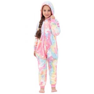 KAKU NANU Combinaison Pyjama Fille Pyjama One Piece Enfant Combinaison Enfant Hiver Polaire 6 7 8 Ans (Varseille, neuf)