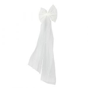 Baluue Voile De Mariée Voile De Robe De Mariée Robe De Nuptiale Pour La Mariée Voile De Dentelle Tenue De Célibataire Pour Mariée Arcs Blancs Robe De Mariée Courte Blanche Swissnet (Fortune Luck, neuf)