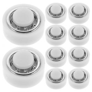 ARTSEWPLY Mini Roulements &agrave; Billes Blancs 50 Pcs pour Bricolage Base Tournante Soi-M&ecirc;me Roulement Pivotant pour Moulin &agrave; Vent Artisanal Accessoires de Pr&eacute;cision pour &Eacute;pingles &agrave; Cheveux (Xiiierw, neuf)