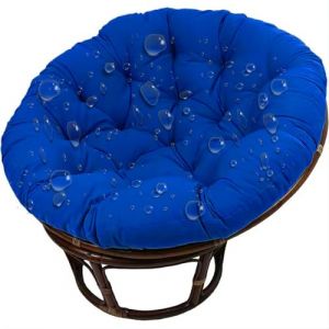 Coussin pour Fauteuil Papasan Doux Épais Coussin pour Loveuse Fauteuil Rond Impermeable, Coussin Fauteuil rotin de Jardin, Coussin Exterieur Oeuf Suspendu Chaise Oeuf, pour Patio,No02,40*40cm (LIUHONGLIANG, neuf)
