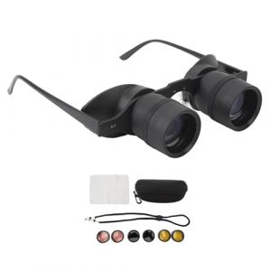Lunettes Mini Jumelles Zoom 10X avec Lentille Polaris&eacute;e Mains Libres R&eacute;glable Lunettes de T&eacute;lescope Optique HD pour l'observation des Oiseaux de P&ecirc;che (beiyuanwangluo, neuf)
