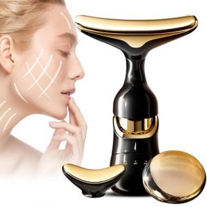Appareil Massage Visage, Appareil Anti Rides Visage, Masseur de Visage électrique Anti-Rides, 3 en 1 Appareil de Massage électrique, Massage Visage, Améliorer, Resserrer et Lisser la Peau (DING VICTORY LIMITED, neuf)