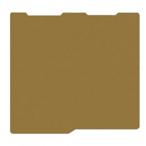 Hzdadeve 256x268mm pour anycubic Kobra 3 / Combo/ACE pro feuille d'acier à ressort flexible double face Texturé feuille de lit accessoires d'imprimante 3D remplacement (or) (HZDEU, neuf)