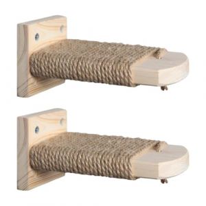 Étagère murale d'escalade pour chats - Marche d'escalier en sisal - Perchoir à griffer - Arbre pour animaux domestiques - Marches montées à l'intérieur de la cage, arbre, escalade en sisal - Échelle (yunchengshiyanhuqubinchengdianzishangwuyouxiangongsi, n