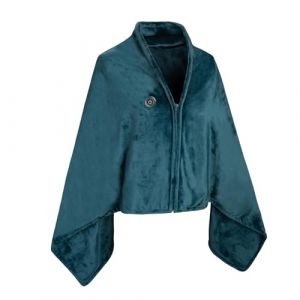 yanwuwa Cape chauffante USB - Design portable - 3 réglages de température - 6 zones de répartition de la chaleur pour la relaxation - Enveloppe chauffante en fibre de polyester (Peng1016, neuf)