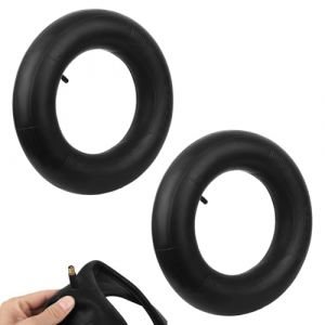 2 Pi&egrave;ces Pneu Brouette 4.80/4.00-8, Chambre a Air 4.80/4.00-8, Chambre &agrave; Air de Brouette en Caoutchouc de Rechange avec valve droite pour Roue de Brouette Tondeuse &agrave; Gazon (ShanZhuMaoYi, neuf)