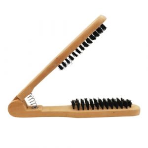 Brosse à lisser les cheveux brosse à cheveux coiffeur lisseur en forme de V outils de coiffure salon coiffeur peigne lisseur (HongyiFushi, neuf)