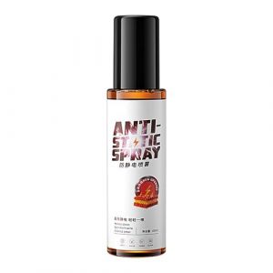 Spray antistatique pour tissus &ndash; 100 ml, format voyage, formule liquide antistatique, solution d'entretien des v&ecirc;tements avec finition lisse instantan&eacute;e | Spray pour v&ecirc;tements, tissus, blanchisserie, (giayixiu, neuf)