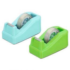 PATIKIL 2pcs D&eacute;rouleur De Ruban De Bureau, Petit D&eacute;rouleur De Ruban Mignon Support De Bureau Pour Ruban Bureau, Vert Cyan (PATIKIL UK, neuf)