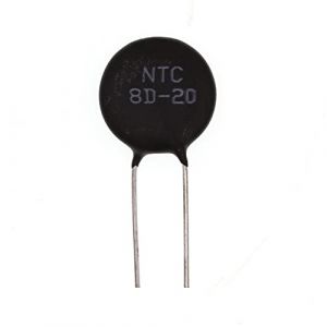 HUABAN NTC 8D-20 Lot de 10 thermistances à coefficient de température négatif 8 Ohm MF72 20 % (ERIC ELECTRONICS TECHNOLOGY LIMITED, neuf)