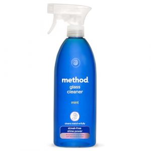 Method Spray nettoyant pour vitres et vitres en acier inoxydable, parfum menthe fraîche et éclatante, 828 ml (WHAT EUROPE BUYS, neuf)