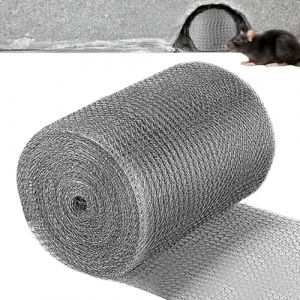 Supatmul Grillage Anti-Rongeurs, Pi&egrave;ge &agrave; Souris en Maille en Acier Inoxydable pour Souris, Grillage Anti Rongeur INOX, Maille de Protection Contre Les Rongeurs, pour la Protection Contre Les rongeurs (Uerdn, neuf)