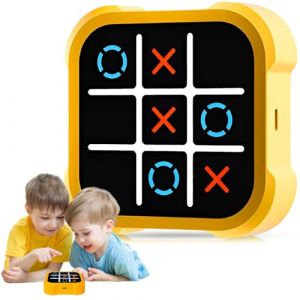 Tic Tac Toe Bolt Game, Smart Games, Console de Jeux Portable, Morpion Electronique, Jouets de Jeu de Puzzle D'échecs Portables pour Enfant et Adultes (lianzhong-eu, neuf)