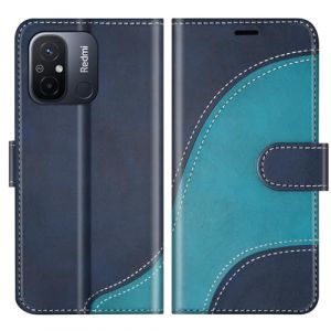 BoxTii Coque pour Xiaomi Redmi 12C / Xiaomi Redmi 11A 4G, Portefeuille Etui en Cuir PU, Magn&eacute;tique Protection Housse Coque pour Xiaomi Redmi 12C / Xiaomi Redmi 11A 4G, Bleu (BoxTii, neuf)