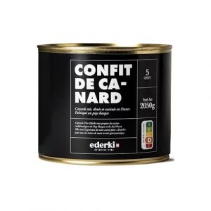 EDERKI - CONFIT DE CANARD - 5 CUISSES 2050g (Maison EDERKI, neuf)