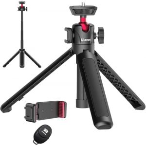 Perche à Selfie ULANZI MT-16 avec déclencheur à Distance, Support de téléphone Portable, trépied de Table pour Webcam, Appareil Photo, Mini trépied pour Smartphone iPhone Samsung (ULANZI Official, neuf)
