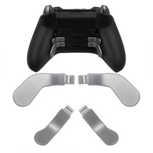 4 Pack Elite Controller Paddles pour Xbox Elite 2 Controller Paddles,Acier Inoxydable Elite Core Controller Paddle pour Xbox One Elite Controller Series 2,Elite Series 2 Core Controller (Argent) (peipei-eu, neuf)