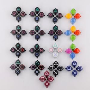 ABXY Boutons de rechange pour manette PS2 PS3 PS4 Couleur 08 (yunchengshiyanhuqulikeshangmaoyouxiangongsi, neuf)