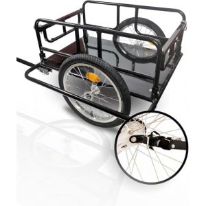 Red Loon Remorque de v&eacute;lo pliable - Chariot de transport Mountee - Remorque de v&eacute;lo pliable - Remorque de transport - Cargo - Charge maximale : 36 kg (vonderpalette, neuf)