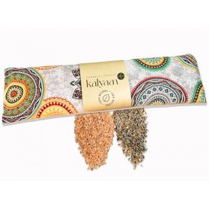 KALYAAN Plus - Bouillotte Micro-onde - Coussin Chauffant Cervicales - Bouillotte Graine de Lin - Bouillotte Cervicale - Alternative au Bouillotte Noyau de Cerise - Fabrication écologique (AHR Quality, neuf)