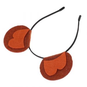 BESPORTBLE bandeau de singe décoration de cheveux d'oreille d'animal accessoire cheveux fille costume d'animaux oreilles de singe bandeaux mignons bandeaux pour femmes filles le fer Brun (Giovanna Baillie, neuf)